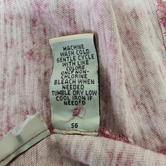 Ruff Hewn Long Sleeve Henly Neckline Floral Pattern Shirt Women's Size Small - Picture 8 of 8